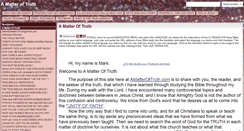 Desktop Screenshot of amatteroftruth.com